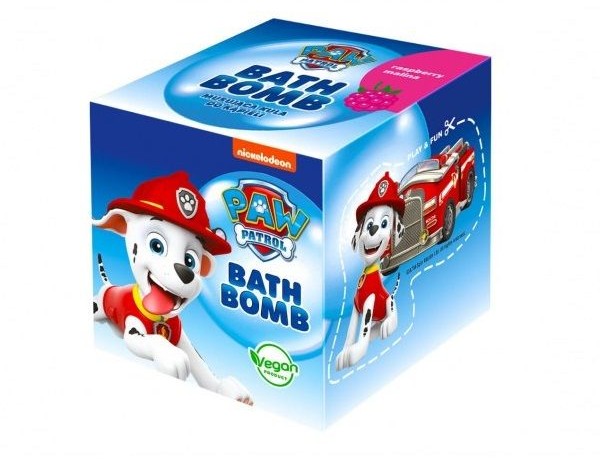 Psi Patrol Bath Bomb Malina 165g musująca kula do kąpieli