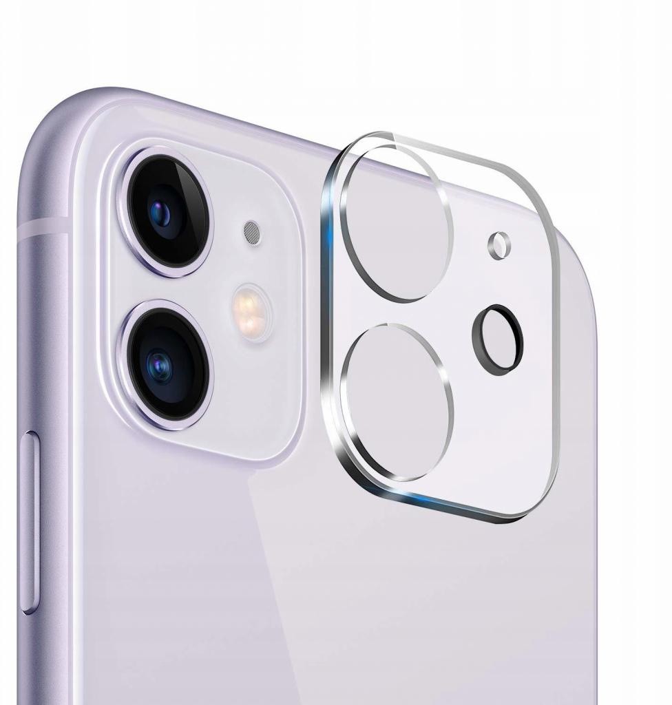 SZKŁO NA APARAT OBIEKTYW 9H DO IPHONE 11 PRO MAX SZKŁO HARTOWANE GLASS OCHRONA NA OBIEKTYW TYŁ 9H ZESTAW