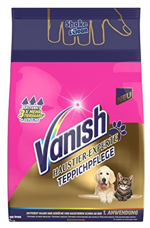 Vanish domu Experte zwierzęcych, dywan dywan środek do czyszczenia i pielęgnacji tapicerka, proszku, 750 G 3051158