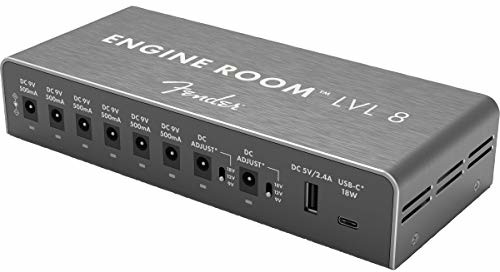 Fender ENGINE ROOM LVL8 POWER SUPPLY centralne zasilanie pedałów efektów - 6x 9V/DC 500mA / 2x 9V/12V/18V (przełączane) 230106008
