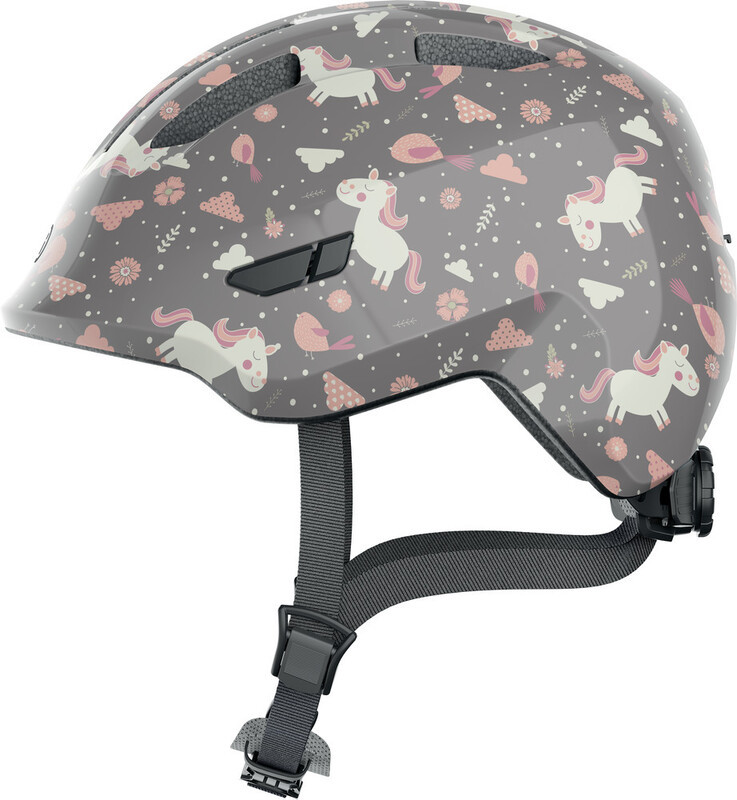 Abus Smiley 3.0 Helmet Kids, szary M | 50-55cm 2022 Kaski rowerowe 67253