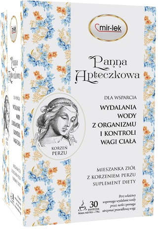 Lek Mir Panna Apteczkowa - mieszanka ziół na wydalanie wody (30 saszetek) Mir