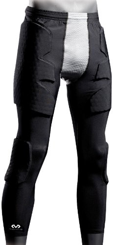 McDavid mężczyzn Hex Pad Style bramka do piłki nożnej Hüter spodnie 3/4 Guard II, czarny, M 029369097889
