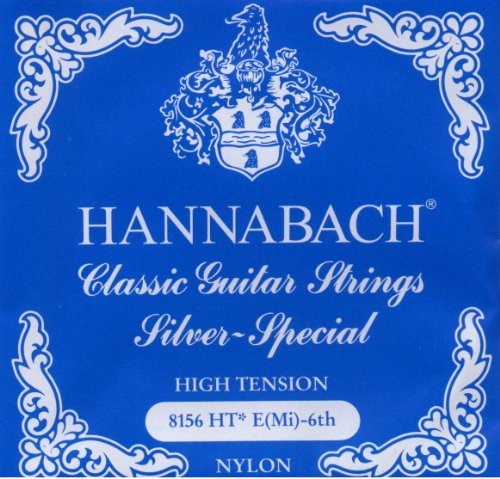 Hannabach Klassik Gita rrensaiten Serie 815 High Tension Silver Special  E6 8156HT BLUE