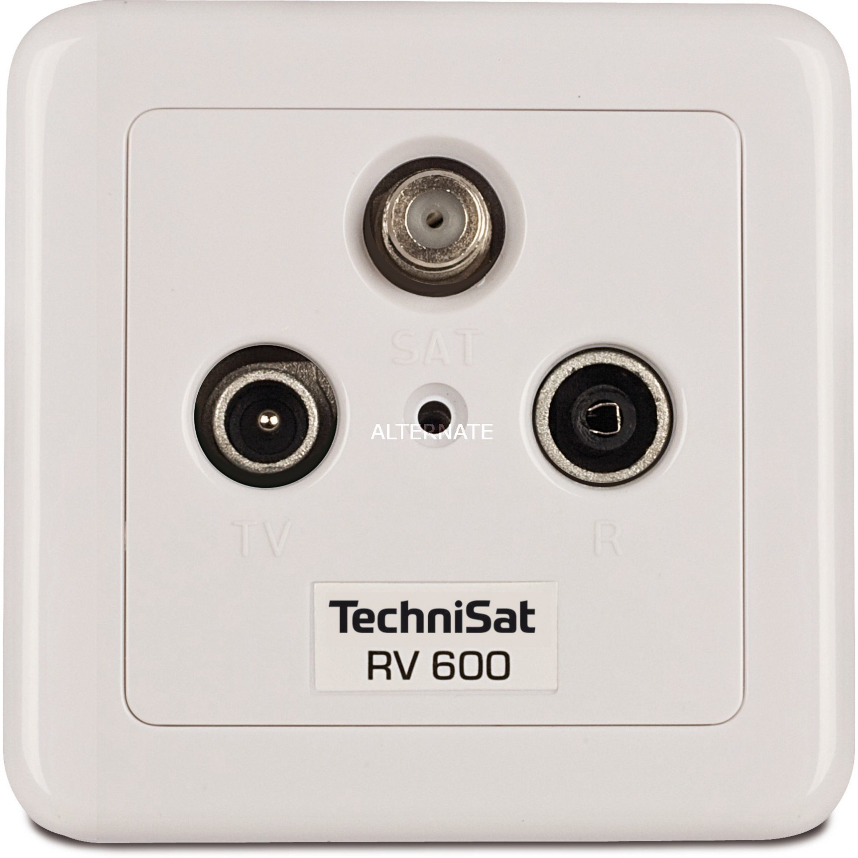 Technisat TechniPro RV 600-10 gniazdko Biały, Connection socket