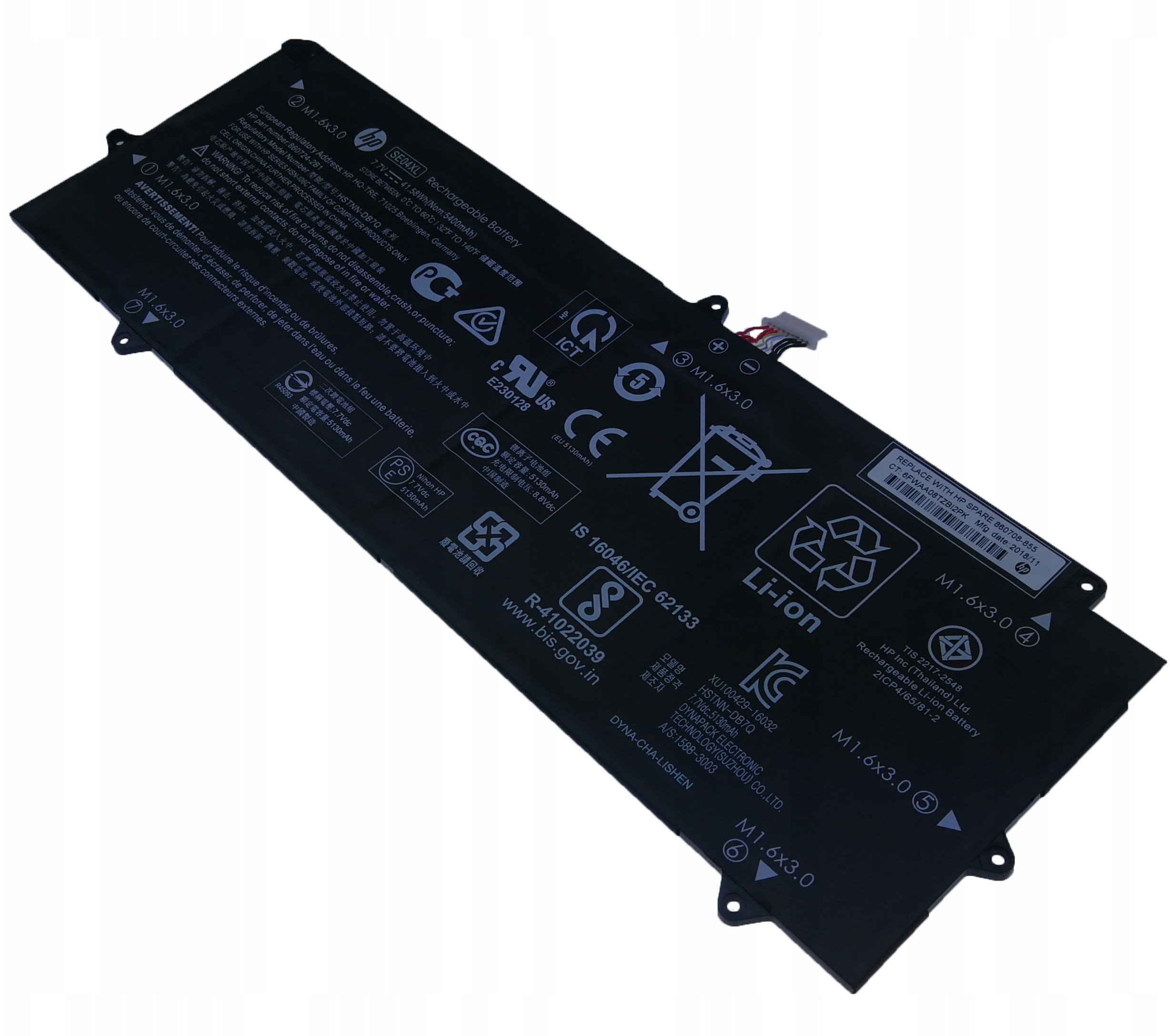 HP Oryginalna Bateria 860724-2B1 SE04XL 5400 mAh