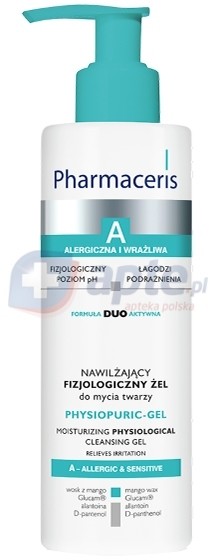 Фото - Засіб для очищення обличчя і тіла Pharmaceris A PHYSIOPURIC-GEL nawilżający fizjologiczny żel do mycia twarz 