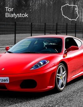 Jazda za kierownicą Ferrari F430  Tor Białystok P0002432