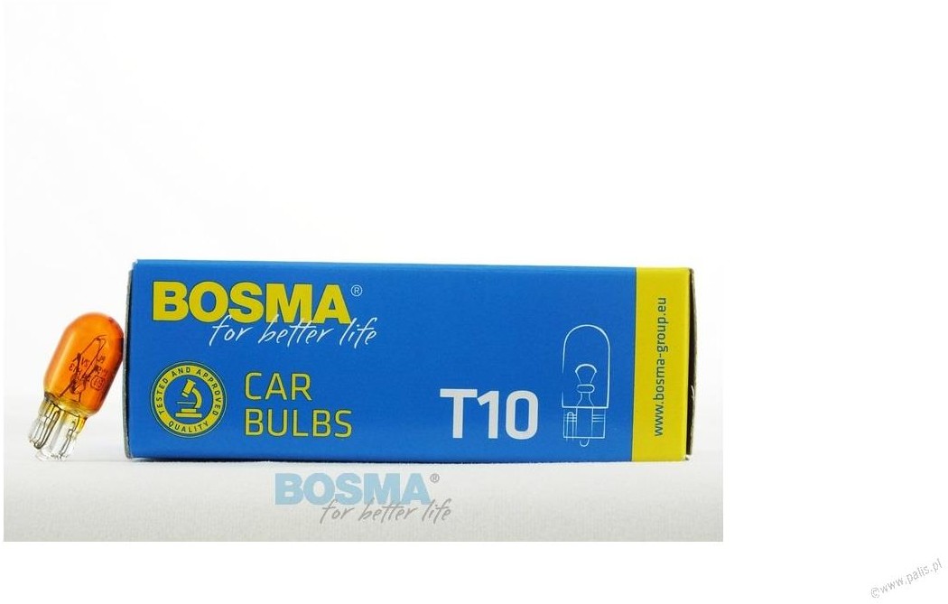 BOSMA 1987 ŻARÓWKA 12V 5W WY5W T10 AMBER 1987