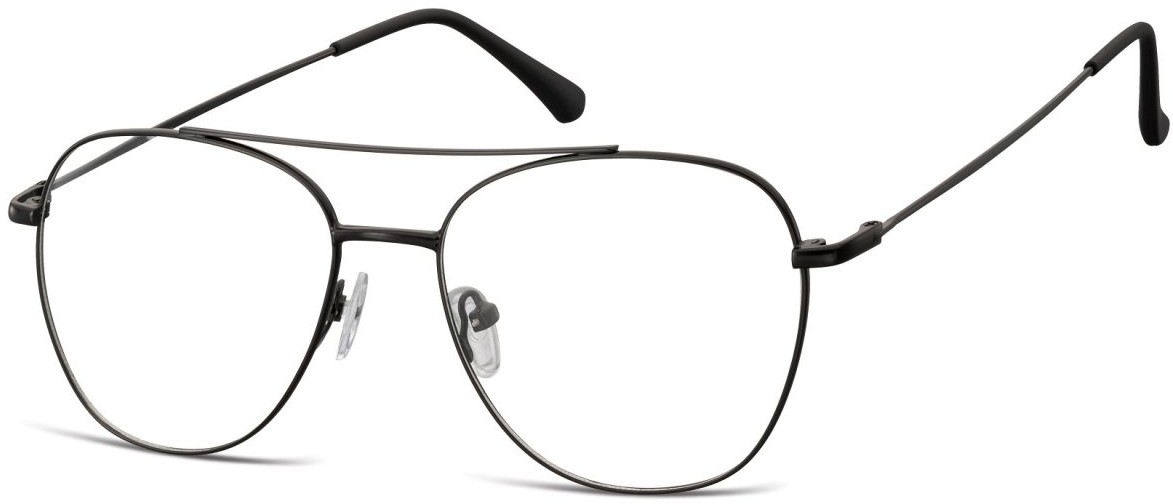 Sunoptic Oprawki okulary Pilotki zerówki korekcyjne 922B czarne 922B
