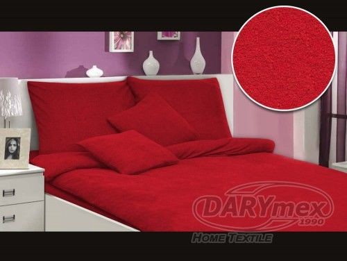 Darymex Pościel frotte Terry czerwona 200x220 dx-220-frt-008