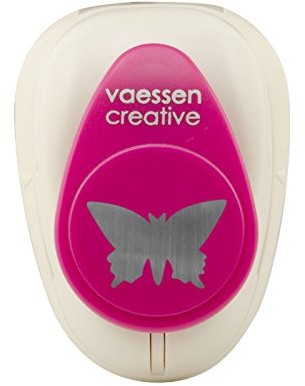Vaessen Creative przyrząd do wykrawania formy w kształcie motyla o wymiarach 32,5 cm, tworzywo sztuczne/stal, średnia twardość, kolor liliowy 21435-503