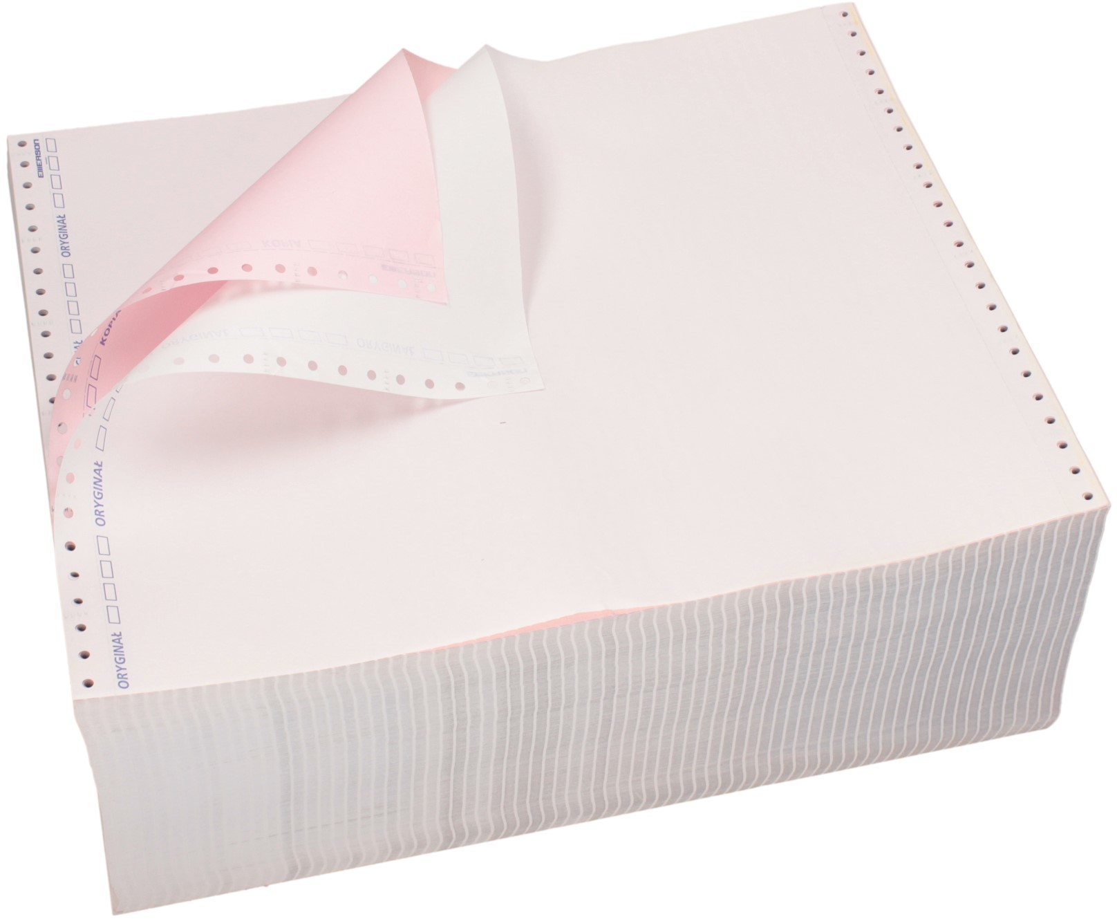 Emerson Papier komputerowy 375x12x2 kolor/nadruk