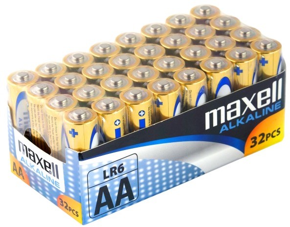 Maxell 32 x bateria alkaliczna Alkaline LR6/AA