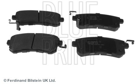 BLUE PRINT Zestaw klocków hamulcowych, hamulce tarczowe ADN142166