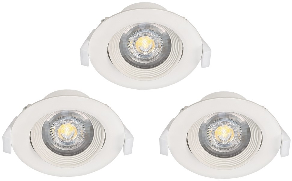 Eglo 32896 - SADA 3xOprawa wpuszczana SARTIANO 3xLED/5W/230V