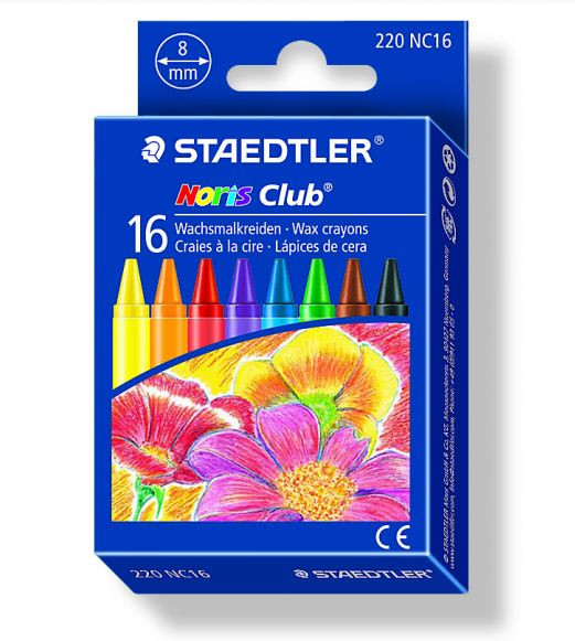 Staedtler Kredki woskowe Noris Club 16 kolorów