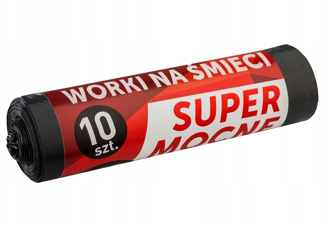 Worki Na Śmieci 60L Czarne Bardzo Mocne 10szt W60