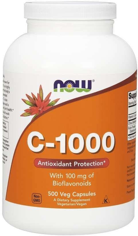 Now Foods Witamina C 1000 mg z bioflawonoidami (500 kaps.)