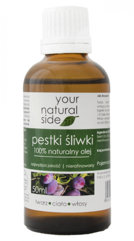 Your Natural Side 100% naturalny olej z pestek śliwek - 50 ml YOUNZSML