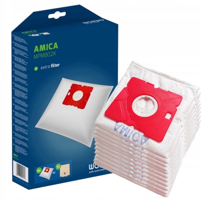 Amica 12x worki do odkurzacza Fen Turbo VM 2062