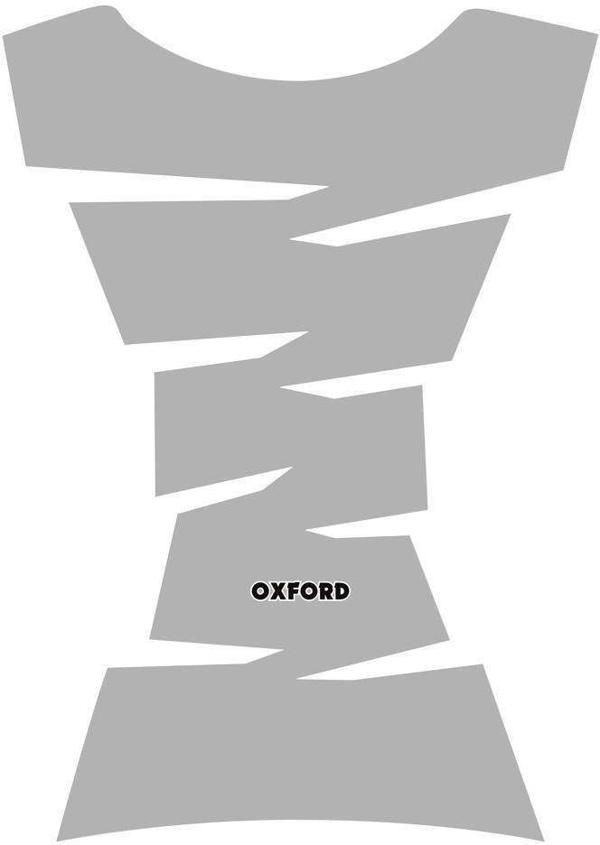 Oxford Oxford Jagged Tank Pad Silver