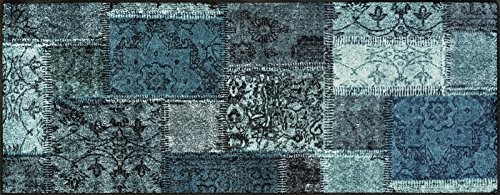 Wash&Dry Wycieraczka wash + dry Vintage poprawek turkusowy 88752