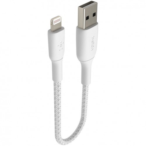 Belkin Kabel Boost Charge Braided USB-A do Lightning 15cm, biały 745883788712