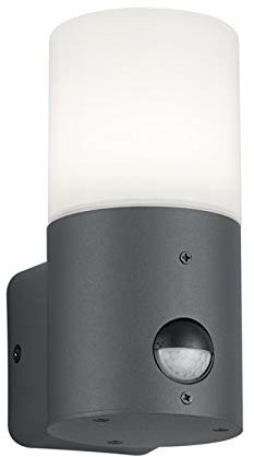 Trio Leuchten Hoosic zewnętrzna lampa ścienna, aluminium, antracyt/biały (222260142)
