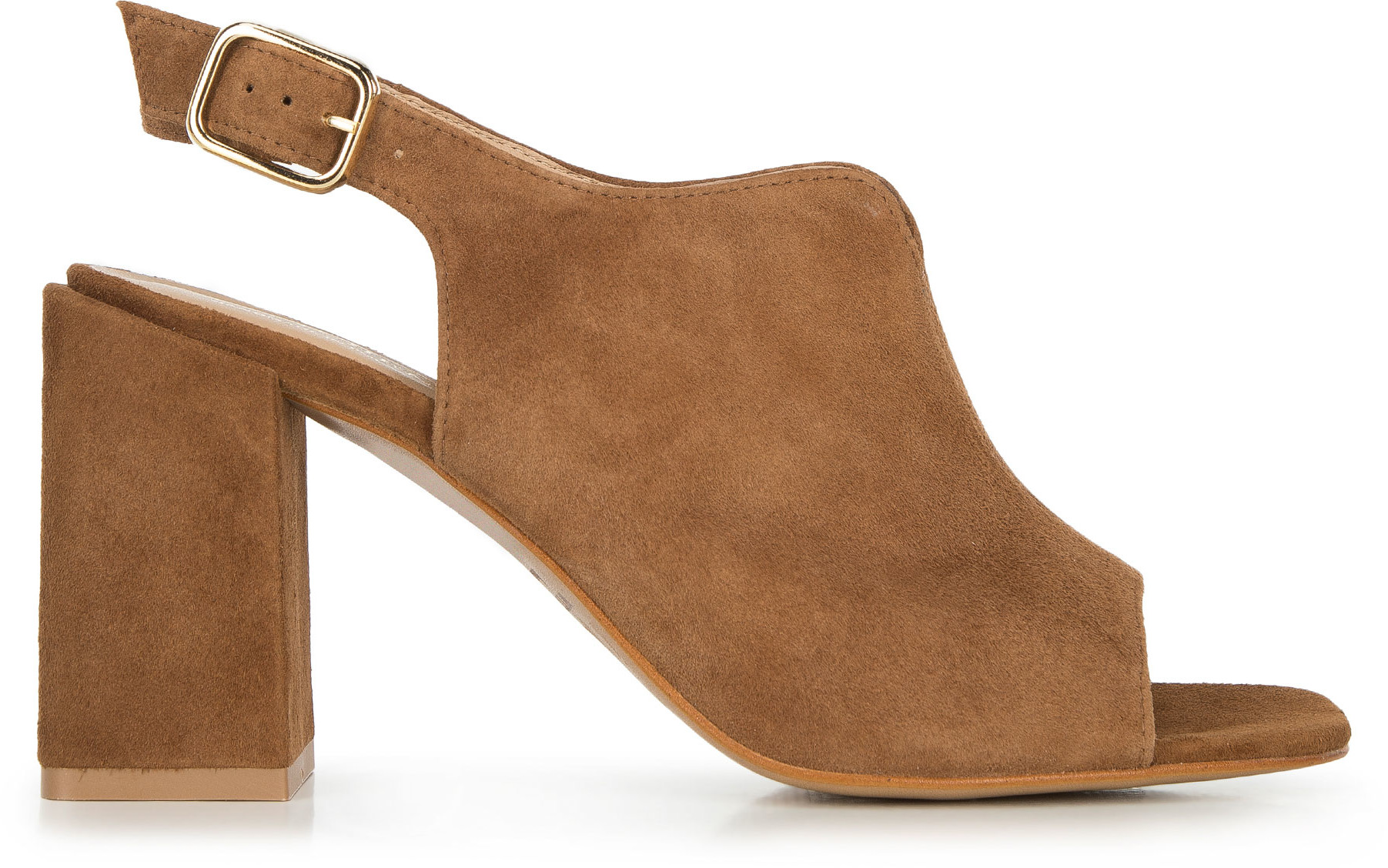 Wittchen Damskie sandały zamszowe zabudowane 94-D-803-5