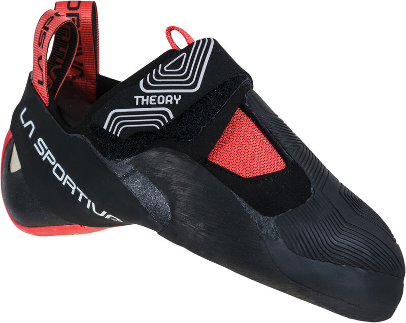 La Sportiva Theory Buty wspinaczkowe Kobiety, black/hibiscus EU 39,5 2021 Buty wspinaczkowe na rzepy 20X999402-39