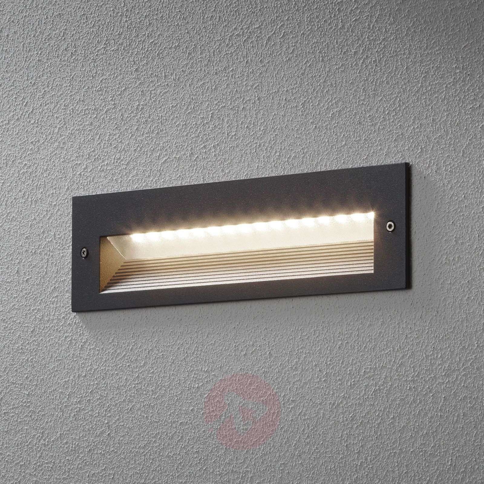 BEGA BEGA 33054 LEDdo montażu w ścianie grafitowa 26 cm