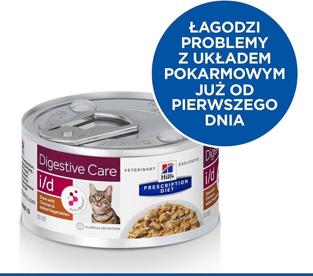 Hills Prescription Diet Hill´s Prescription Diet i/d Digestive Care gulasz kurczak 48 x 82 g