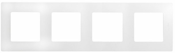 Legrand Ramka Niloe czterokrotna biała