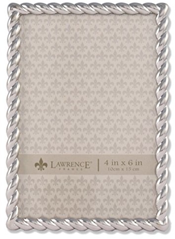NA Lawrence Frames Lawrence Frames 710046 srebrna metalowa lina ramka zdjęcia, 10 15 cm 710046