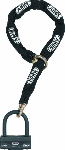 Abus 32869 antivol u 58 HB3 100 avec chaine 12 KS 80 cm Loop homologués SRA Noir 32869