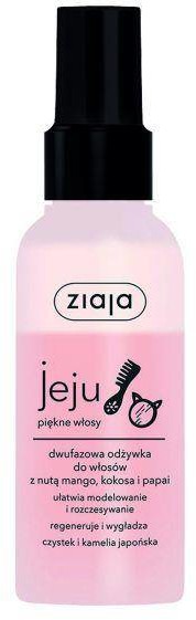 Ziaja Jeju dwufazowa odżywka do włosów w sprayu z nutą mango kokosa i papai 125ml