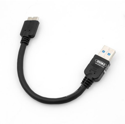 System-S krótki przewód micro USB 3.0 (USB 3.0 Micro-B) kablem do transmisji danych i ładowania 10 cm do Samsung Galaxy Note 3 FBA_45979704