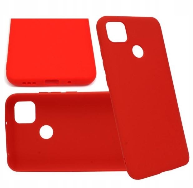 Etui Beline do Xiaomi Redmi 9C czerwony Matt+szkło