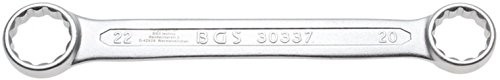 BGS podwójny klucz oczkowy, ekstra płaski, 20 X 22 MM, 1 sztuki, 30337