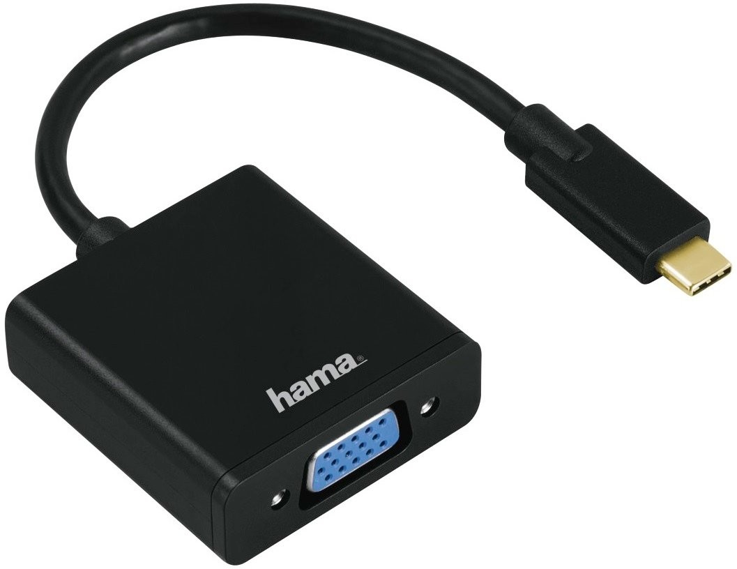 Hama Kabel USB Typ-C VGA 0.1 m