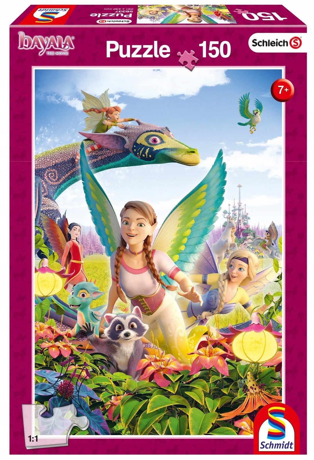 Schmidt Puzzle 150 Schleich Bayala Wielka przygoda