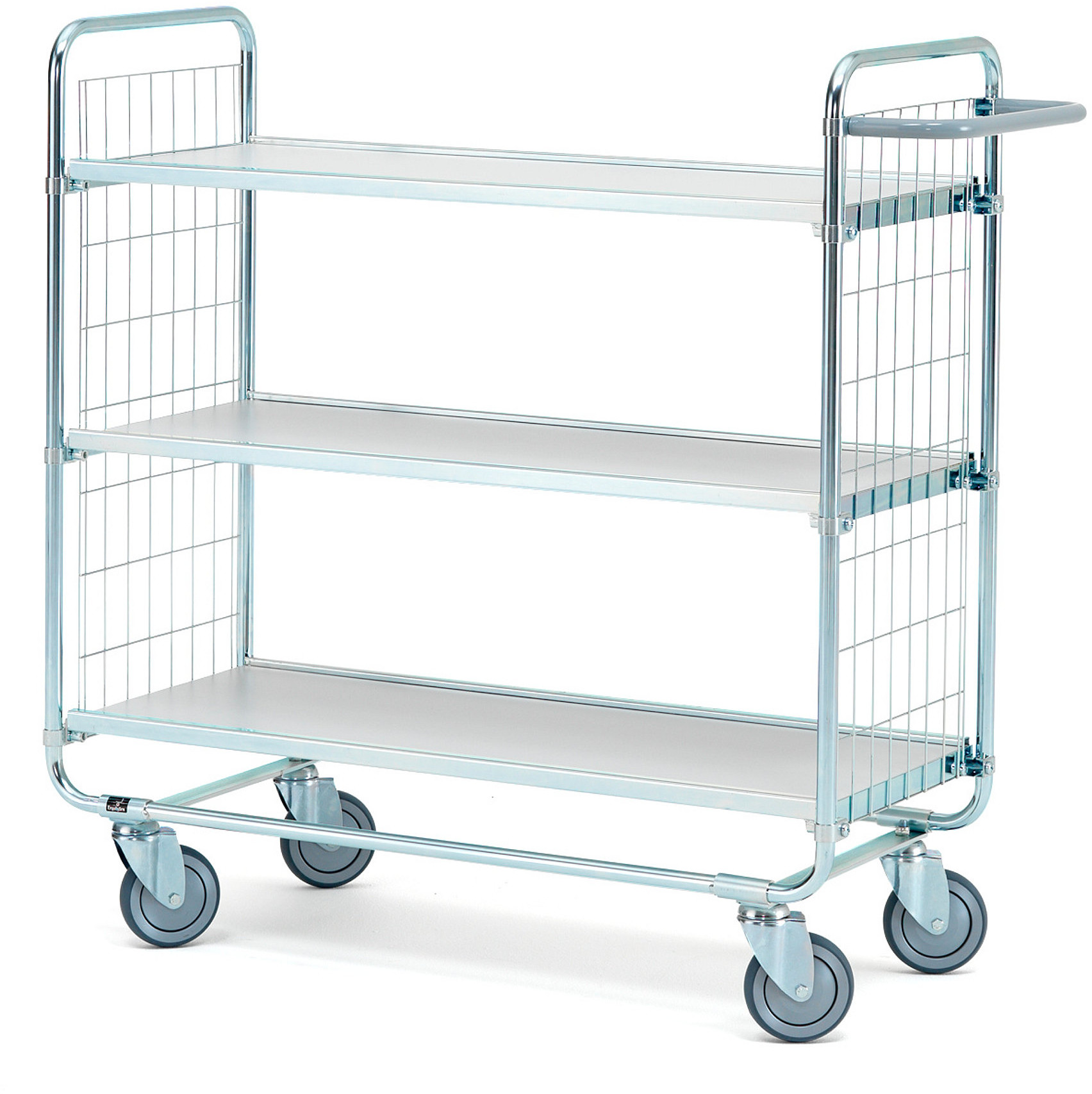 AJ Produkty Wózek z półkami, 3 półki, 200 kg, 1000x425x1100 mm