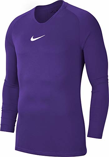 Nike M NK DRY PARK 1STLYR JSY LS koszulka z długim rękawem, kort fioletowy/(biały), 2XL AV2609