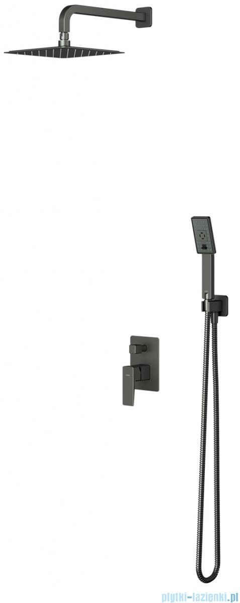 Omnires Parma zestaw podtynkowy natryskowy grafit SYSPM10GR |