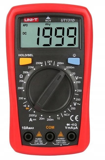 Uni-T Miernik uniwersalny UT131D przewody sonda