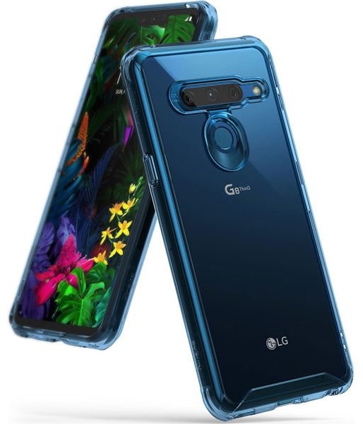 Rearth Etui Ringke Fusion do LG G8 ThinQ Aqua Blue 6176X5
