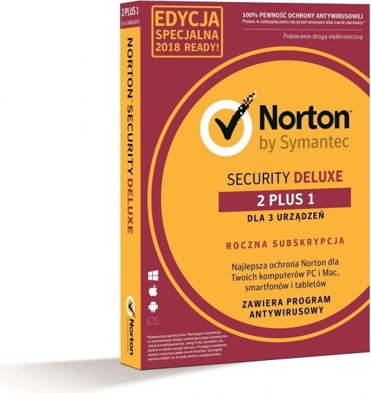 Symantec Security Deluxe BOX PL 2+1 device licencja na rok (21378603)