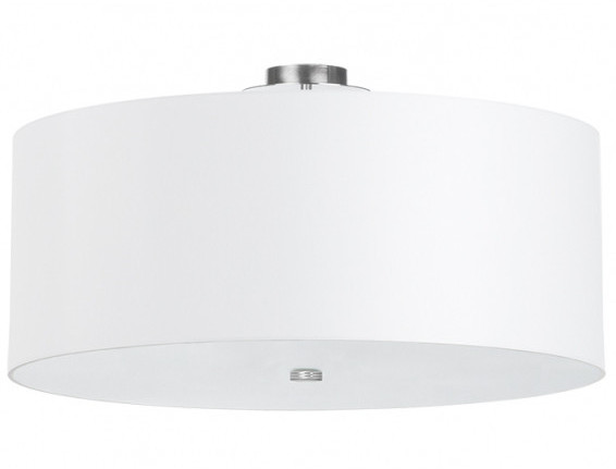 Sollux Lighting LAMPA sufitowa abażurowa OPRAWA okrągły plafon biały SL793