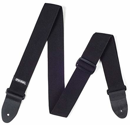 Dunlop Jim D27-01Bk Strap Ribbed Cotton Black D2701BK